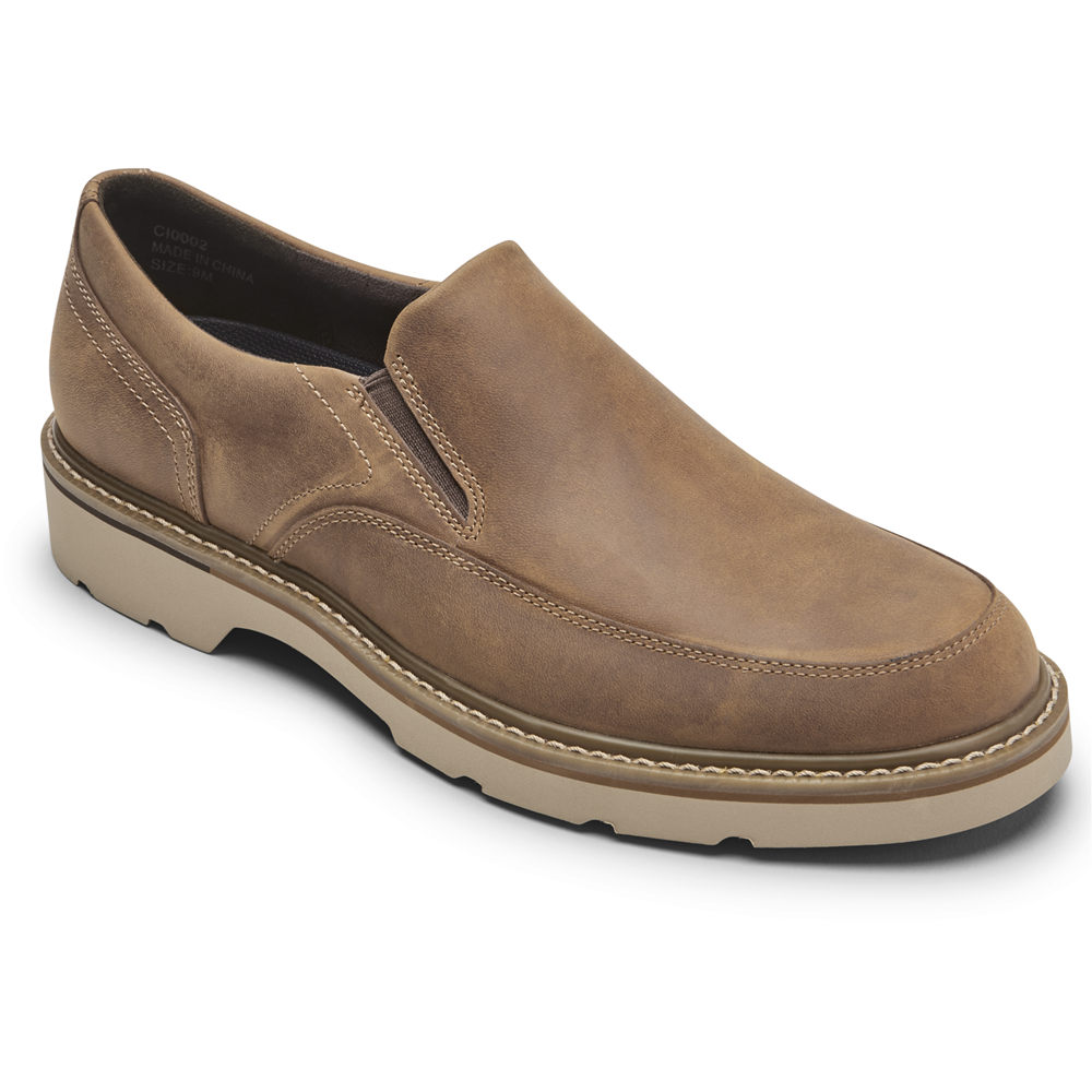 Rockport Slip-Ons Herre Khaki - Charlee Waterproof - XIWU98632